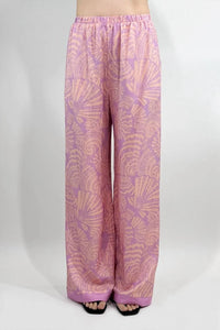 A.Ren - Coquille Print Wide Leg Pants