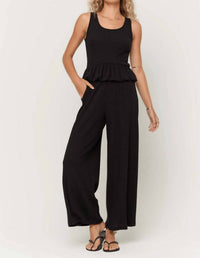 Project Social T - Monterosa Rib Wide Leg Pant