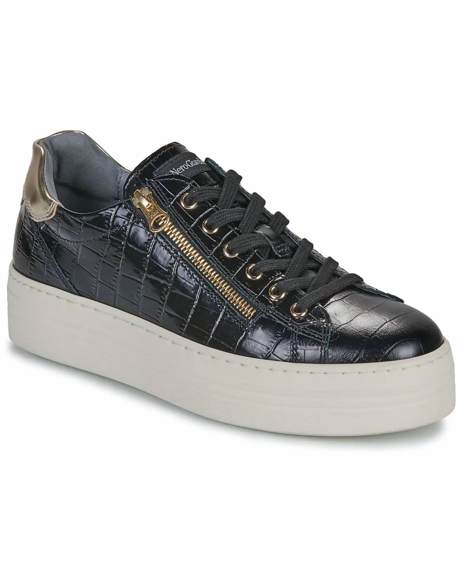 Nerogiardini - Women's Zeus Zipper Sneaker