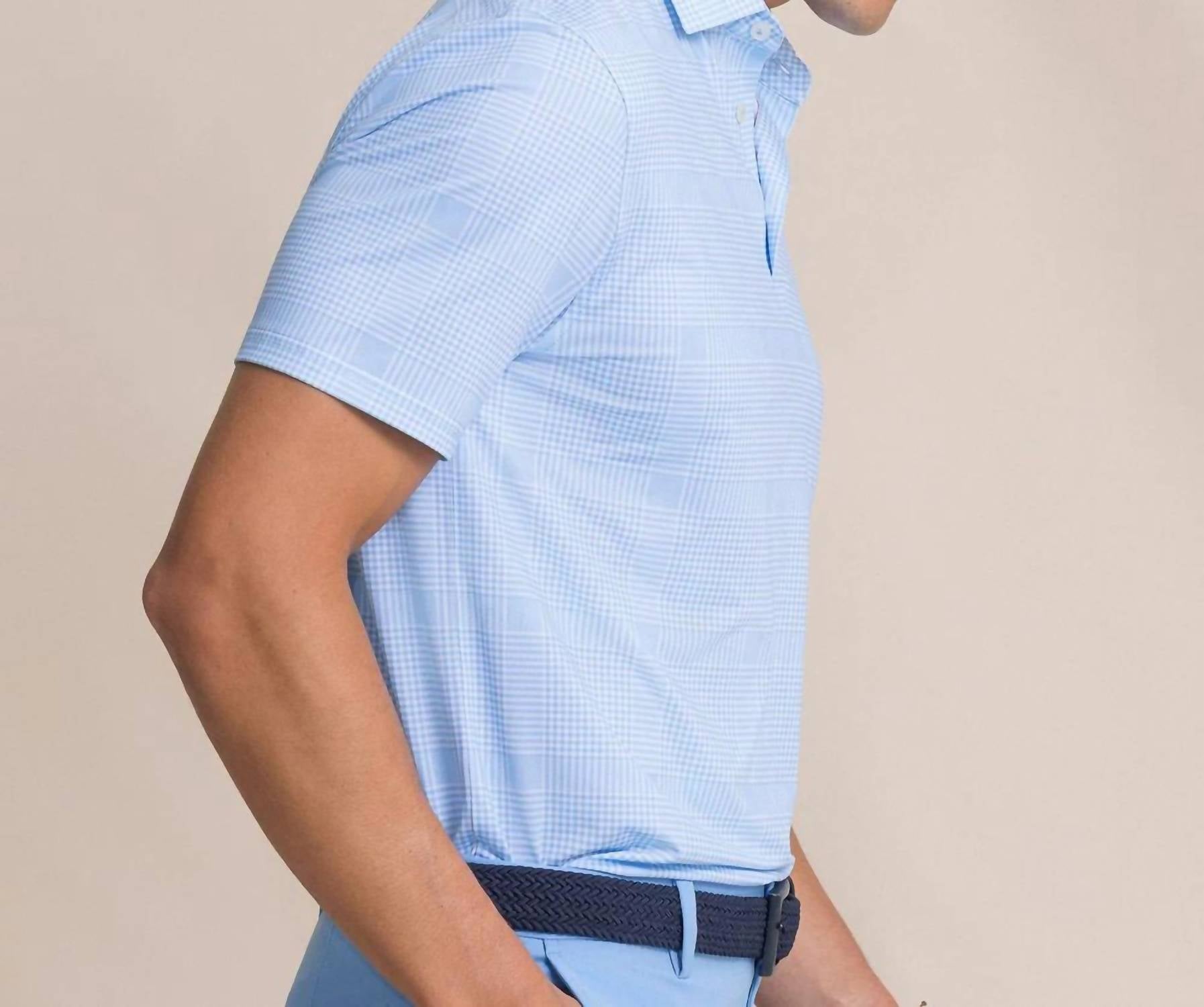 Southern Tide - Driver Coral Key Plaid Polo