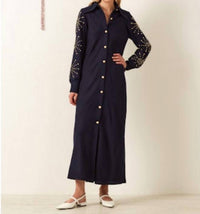 ALIX OF BOHEMIA Lotte Stud Maxi Dress in casino - women's dress