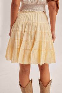 Hem & Thread - Women's Tiered Midi Skirt