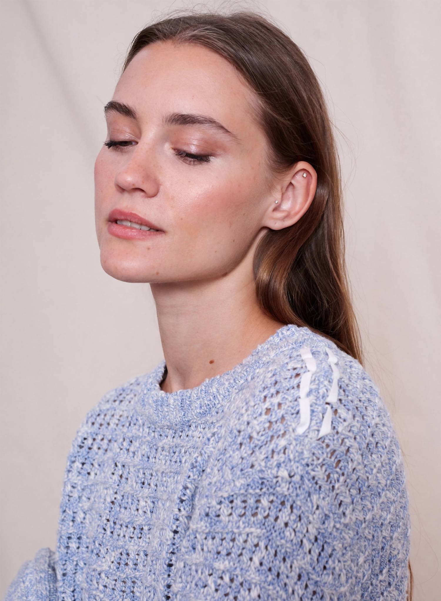 Sundry - Marl Slub Crew Top