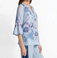 Johnny Was - Ruffle Sleeve Blouse Neilly Plus