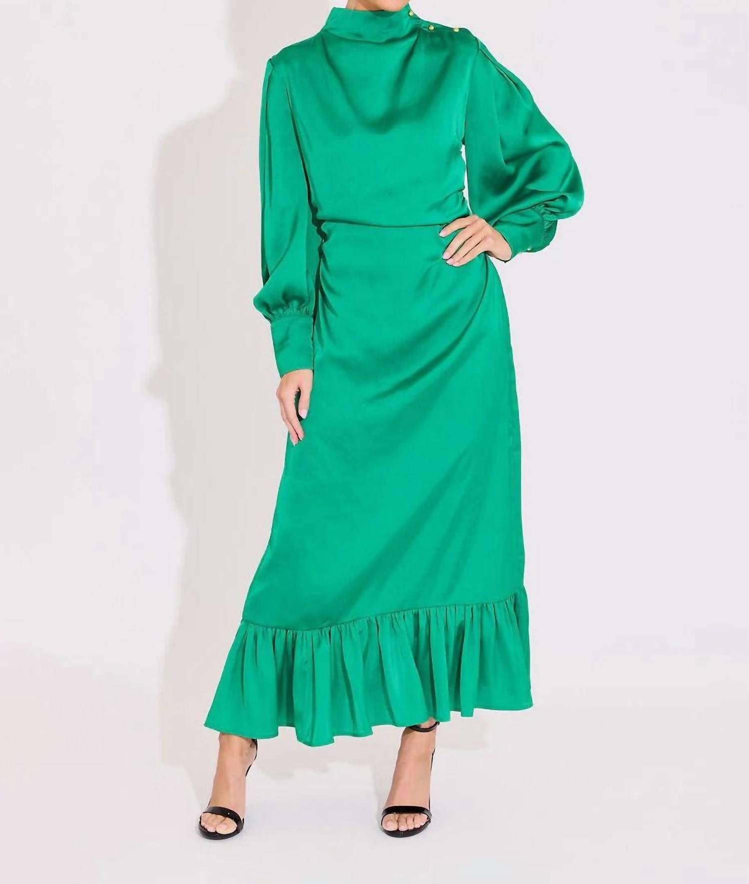 Alden Adair - Parker Long Balloon Sleeve Maxi Dress
