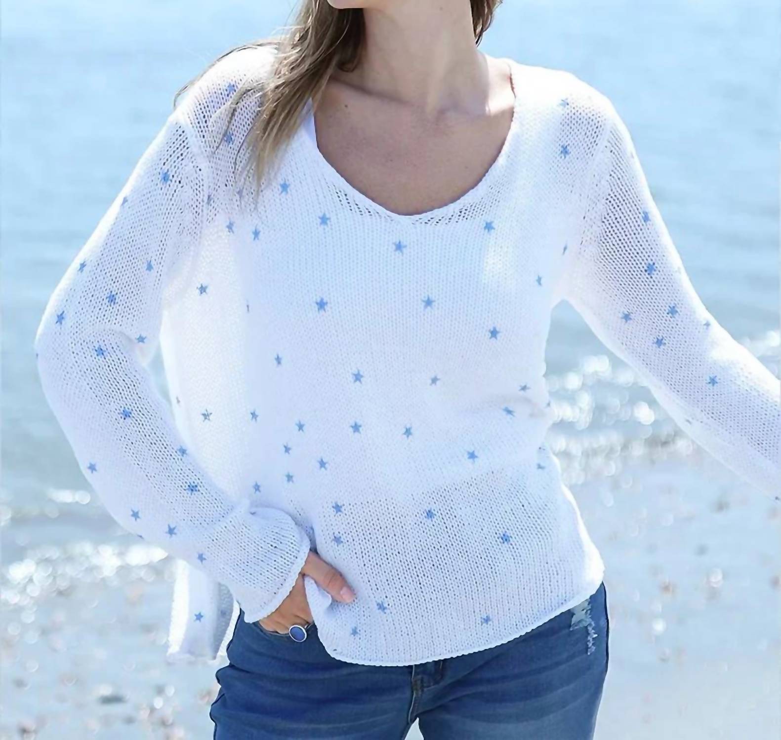 Wooden Ships - Mini Stars Sweater