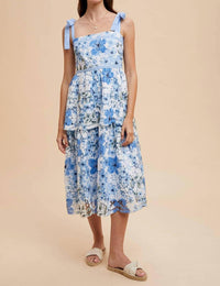In-Loom - CROCHET LACE FLORAL MAXI DRESS