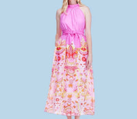 Jade - Halter Midi Dress