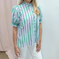 Entro - Greer Stripe Blouse