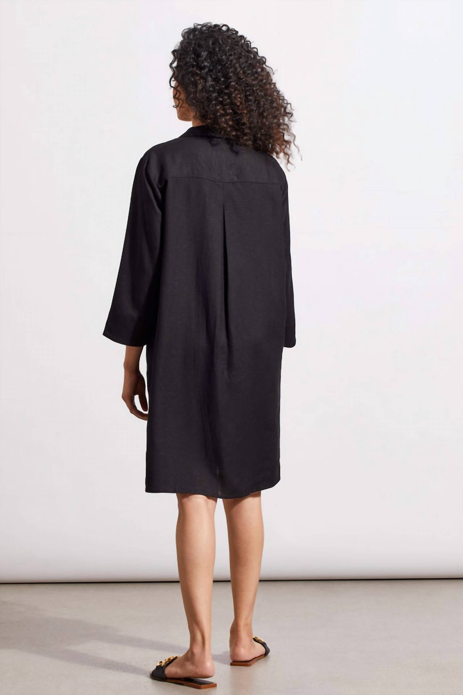 Tribal - THREE-QUARTER SLEEVE DRESS WITH POCKETS