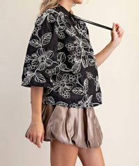 Glam - Anflo Floral Top