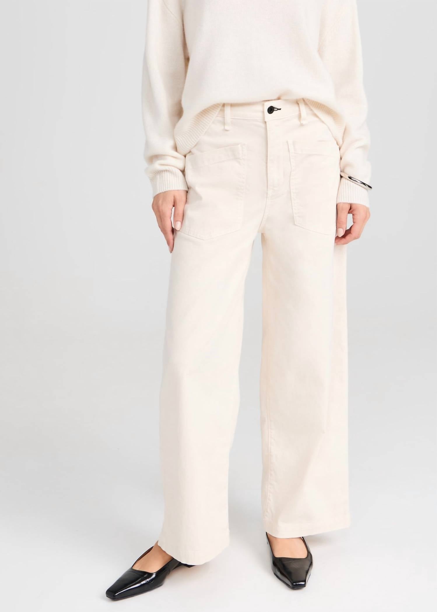 Askk Ny - Virginia Semi Wide Leg Pant