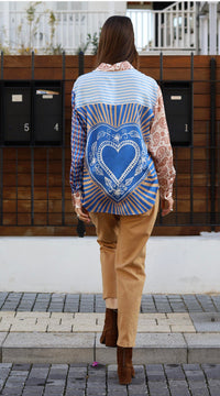 Me369 - Camilla Mix Pattern Shirt