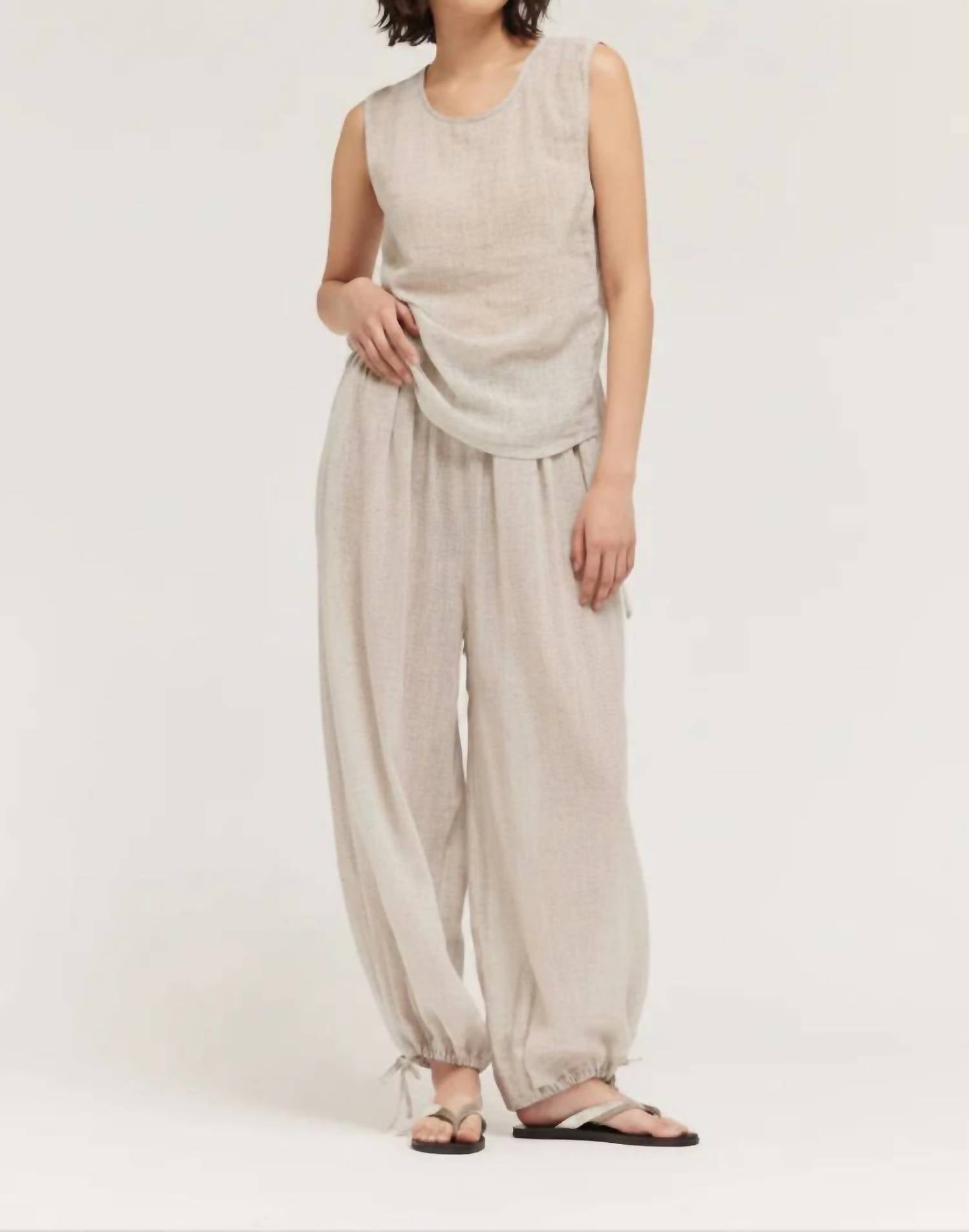 Grade & Gather - Sleeveless Stripe Blouse
