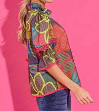 Alden Adair - Lottie Puff-sleeved Top