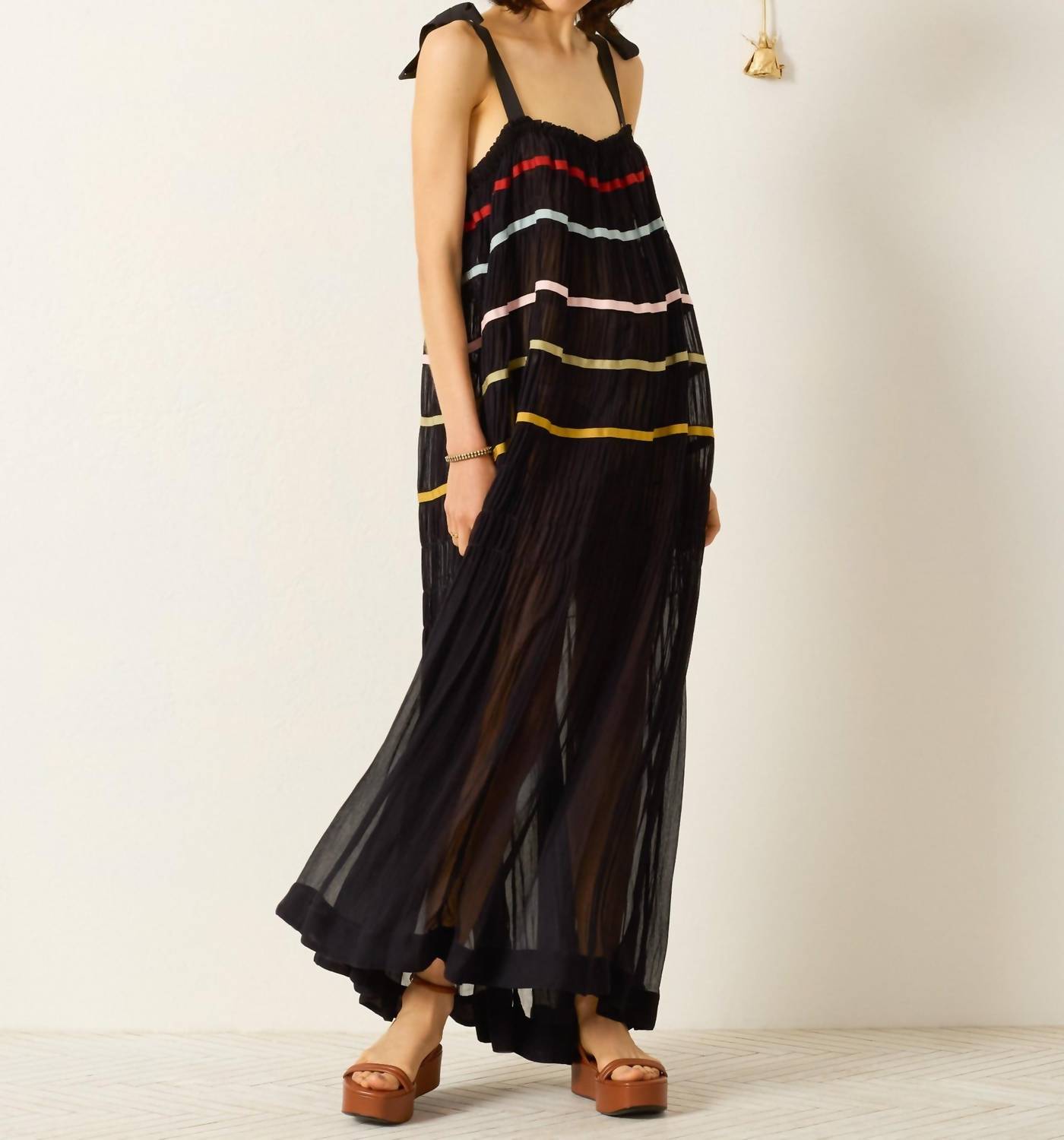 ALIX OF BOHEMIA Emrys Obsidian Aurora Dress in black - women's dress