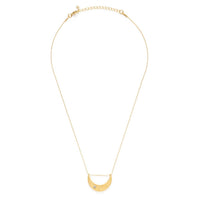 Amano Studio Women's Starlight Crescent Necklace in gold - women's jewelry - detail view