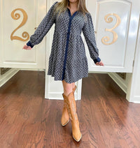 Jodifl - Five Stars Long Sleeve Dress
