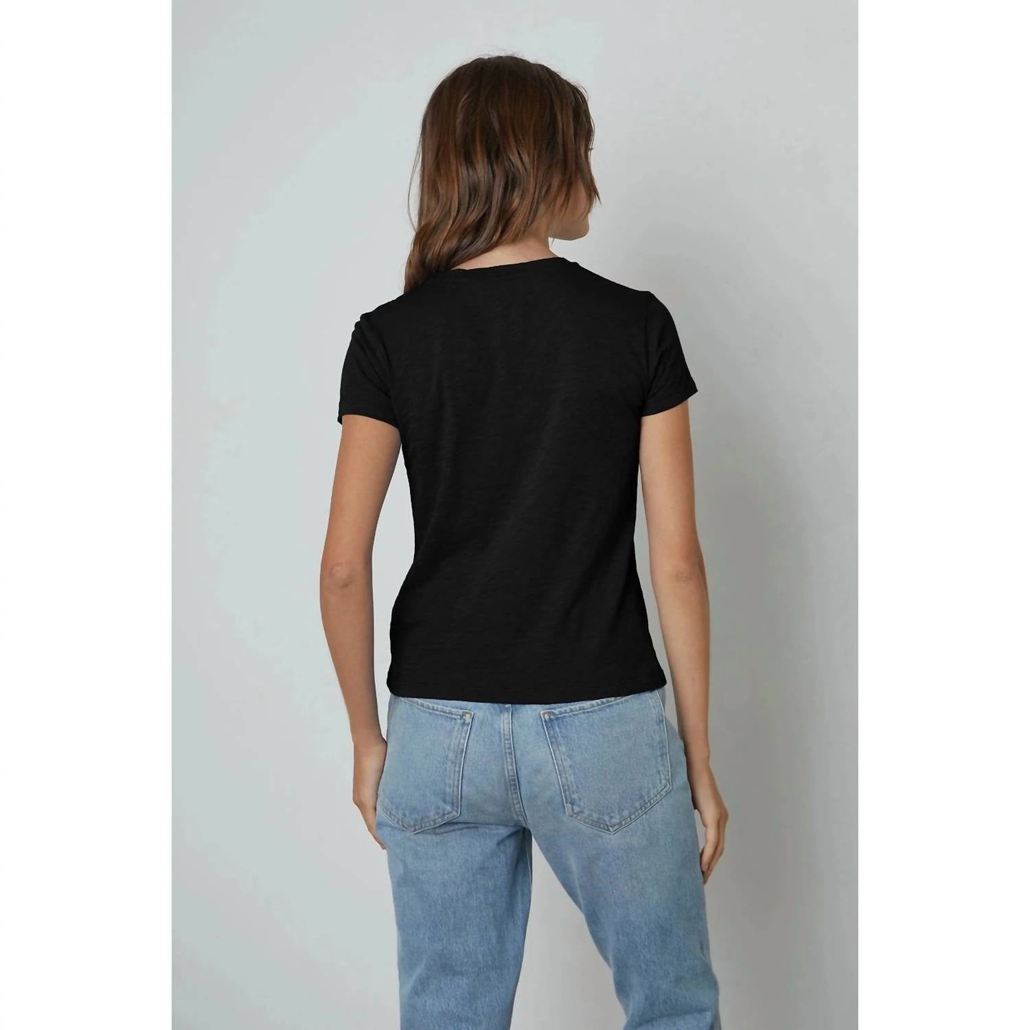 Velvet By Graham & Spencer - Sierra Vintage Slub Crew Neck Tee