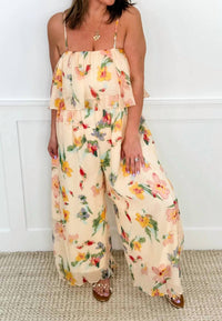 J.Nna - First Impressions Colorful Floral Jumpsuit