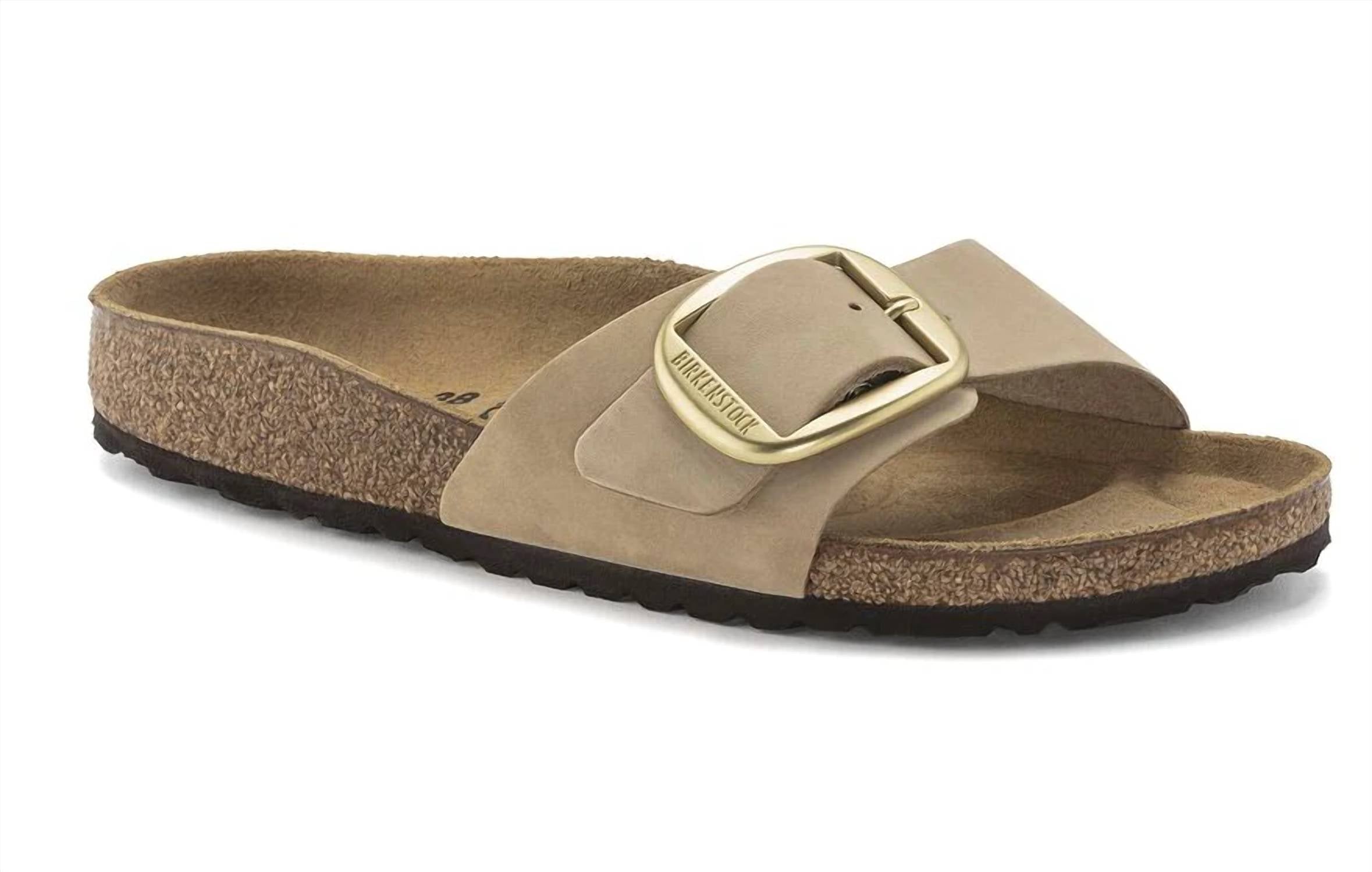 Birkenstock - Women's Madrid Big Buckle Nubuck Leather Sandals