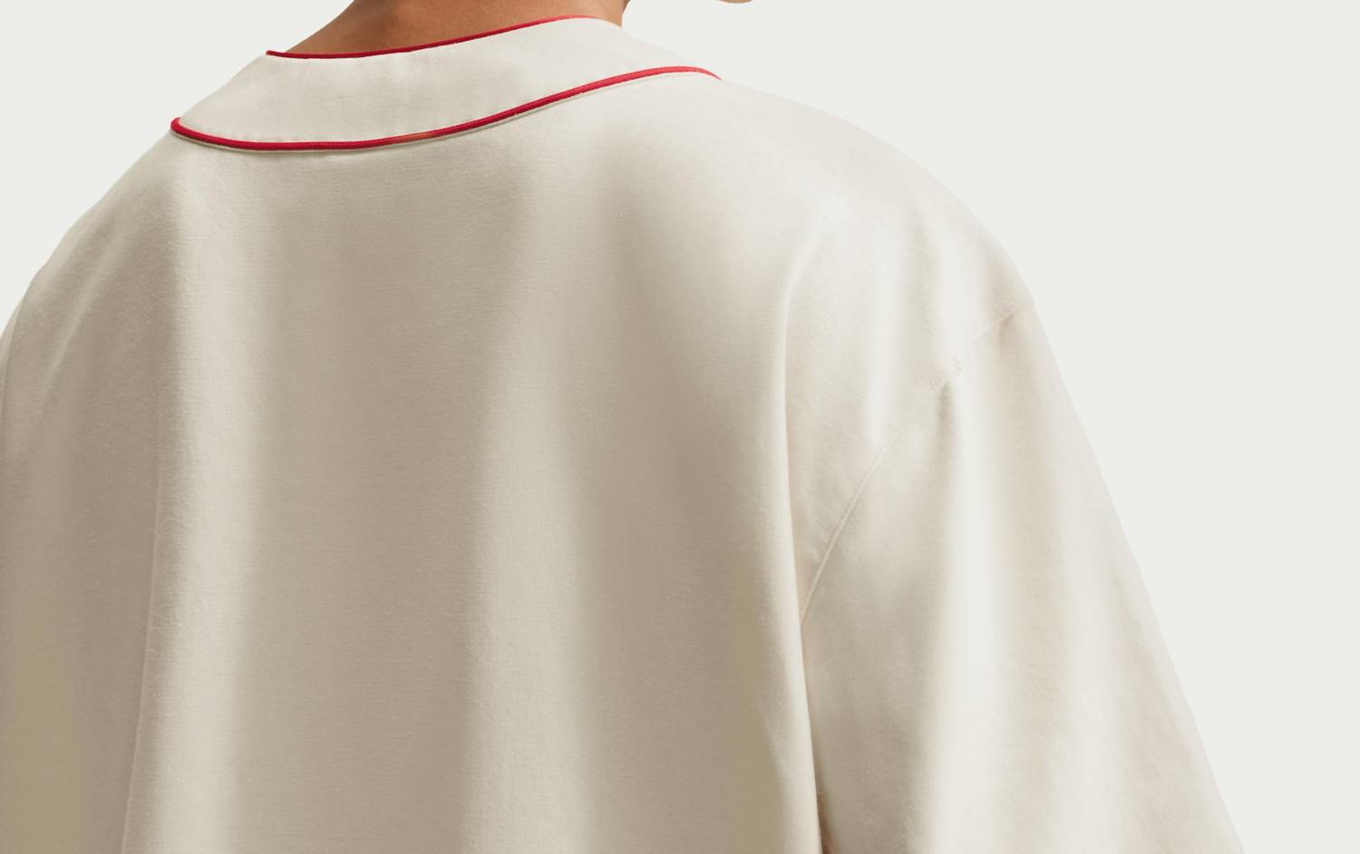 NIKE Life Vintage Baseball Jersey Top in coconut - men's t-shirt - alternate view