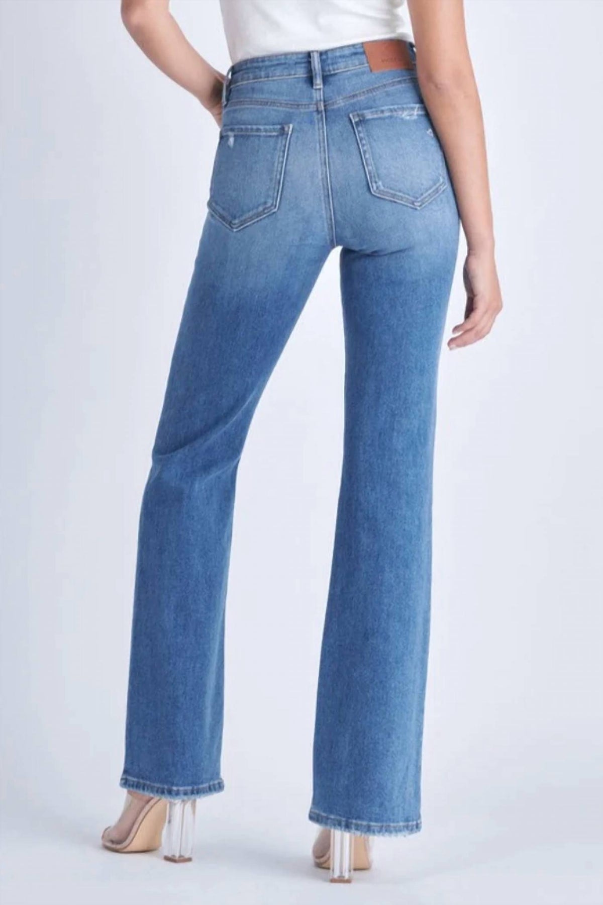 Hidden - High-rise Flared Jeans
