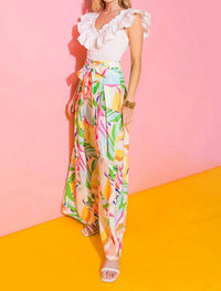 Flying Tomato - Lucia Printed Woven Pants