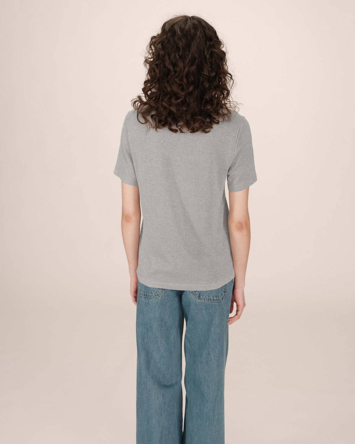 Grace & Mila - Stardust Lurex V-neck T-shirt