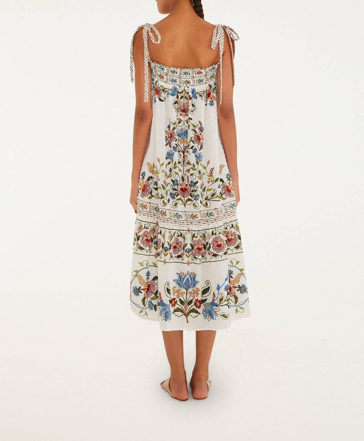 Farm Rio - Stitched Garden Long Dress