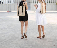 Panier Des Sens - Handwoven Backpack Tote