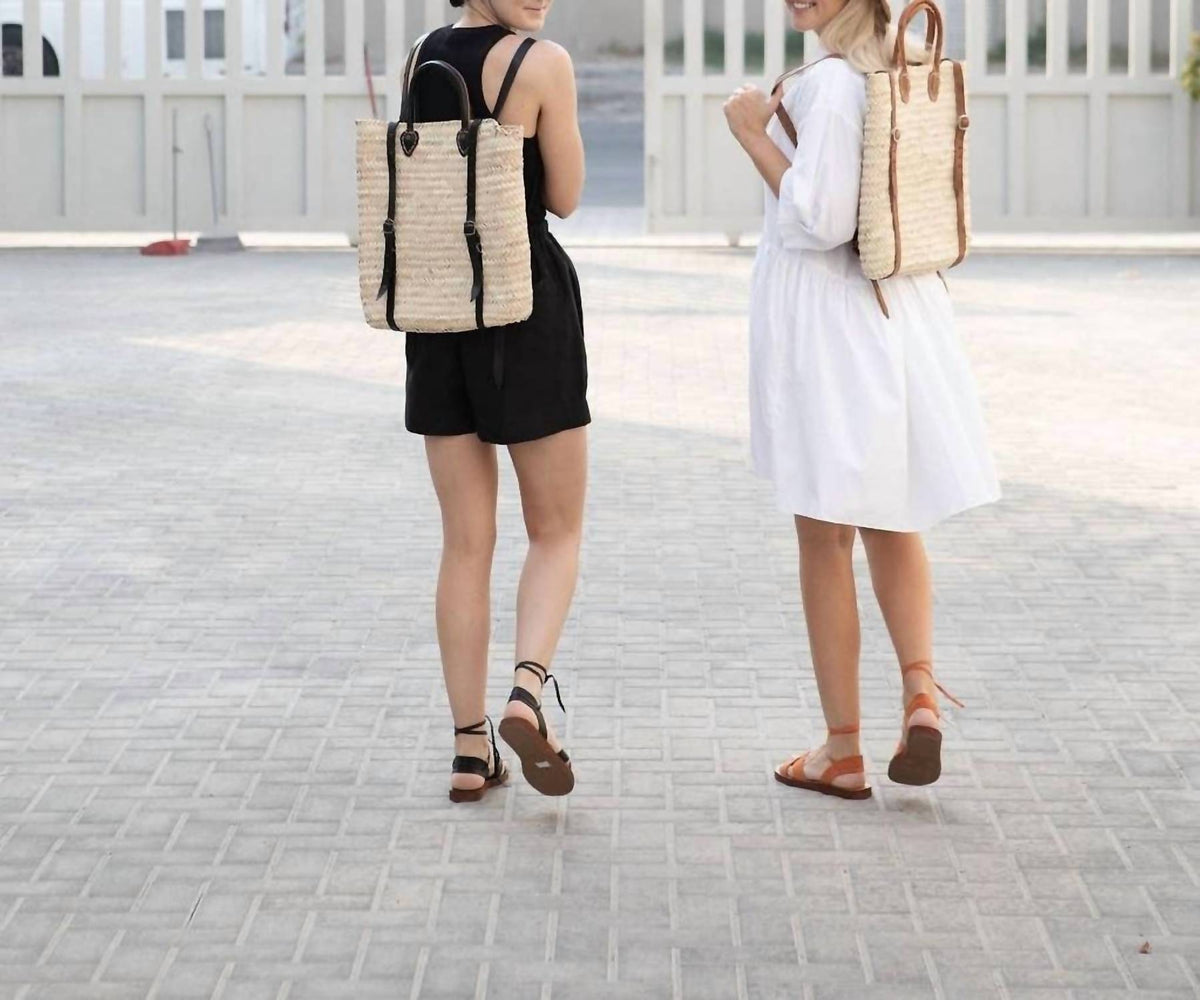 Panier Des Sens - Handwoven Backpack Tote