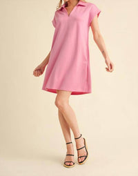 Jodifl - Celeste Collared Scuba Mini Dress