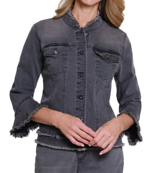 Multiples - Embellished Denim Jacket