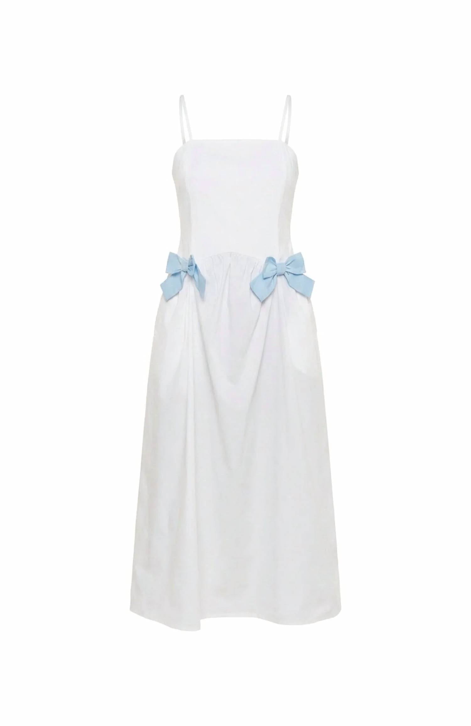 The Lulo Project - Maddy Poplin Midi Dress