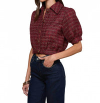 L'Agence - Cove Crop Short Sleeve Jacket