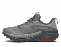 SAUCONY Men's Xodus Ultra 3 Trail Shoes in cinder shadow - men's sneaker - detail view