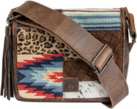 STS Ranchwear Women's Chaynee Mountain Della Crossbody Bag in brown - women's bag