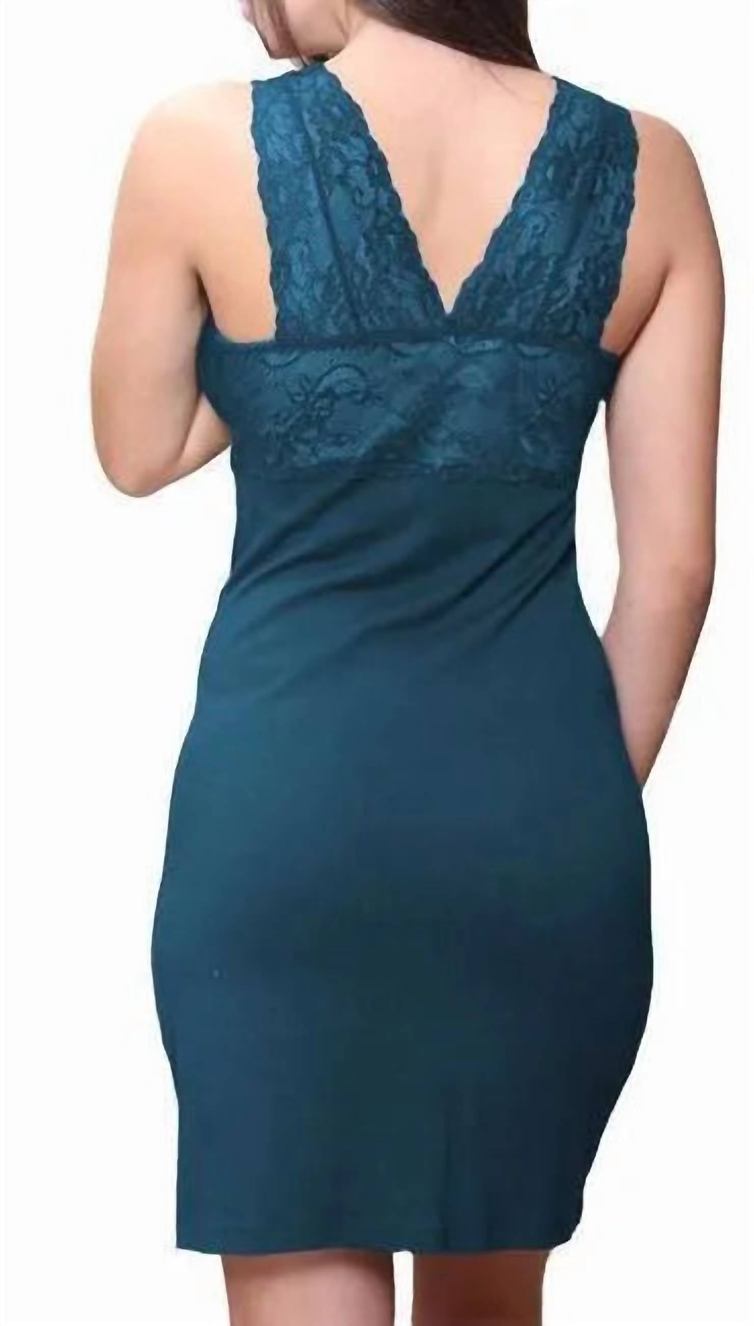Twelve Eighty Eight - Double V-neck Tank Chemise Dress