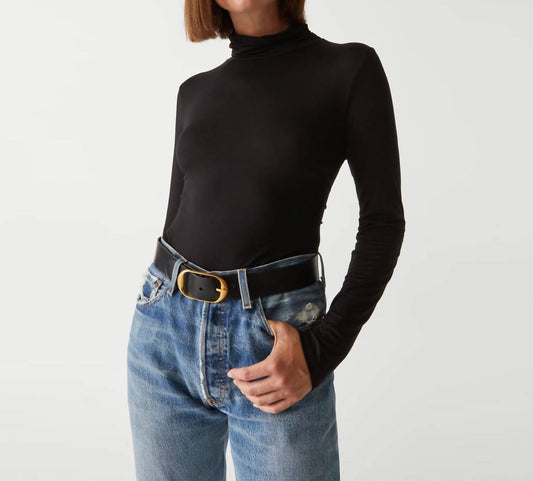 Michael Stars - Clara Ruched Turtleneck Top