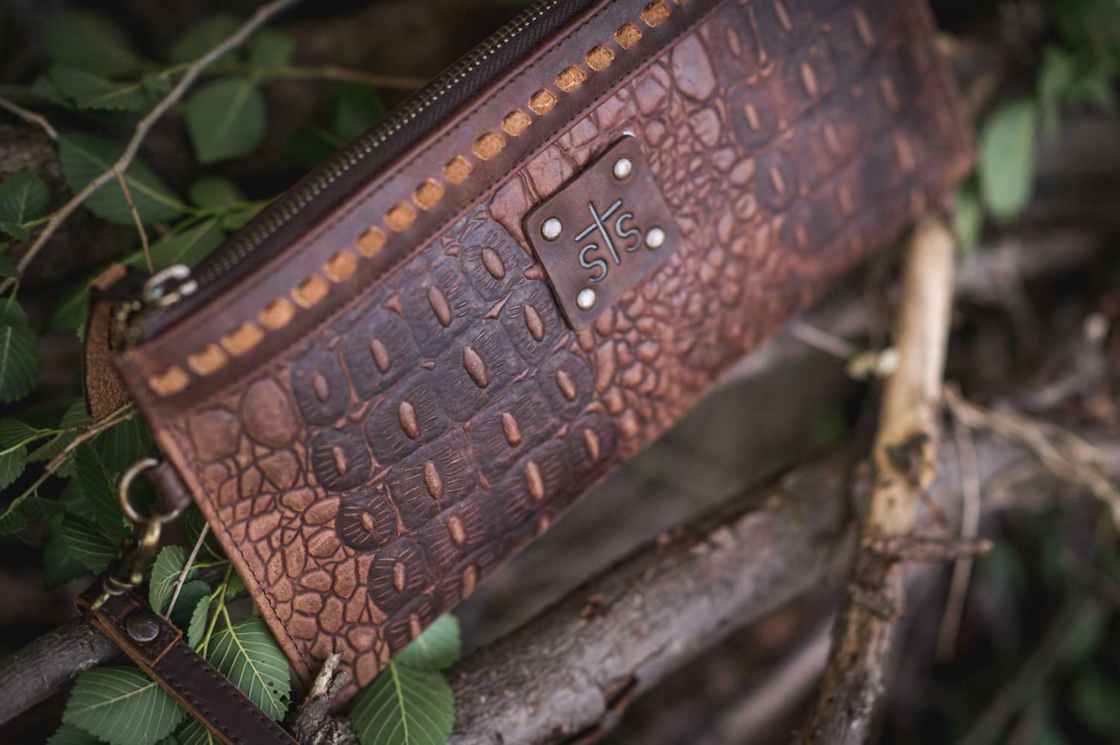Sts Ranchwear - Women's Catalina Croc Clutch Bag