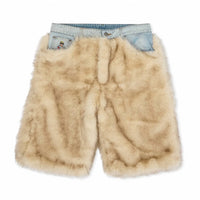 Kidsuper - Fur Denim Shorts