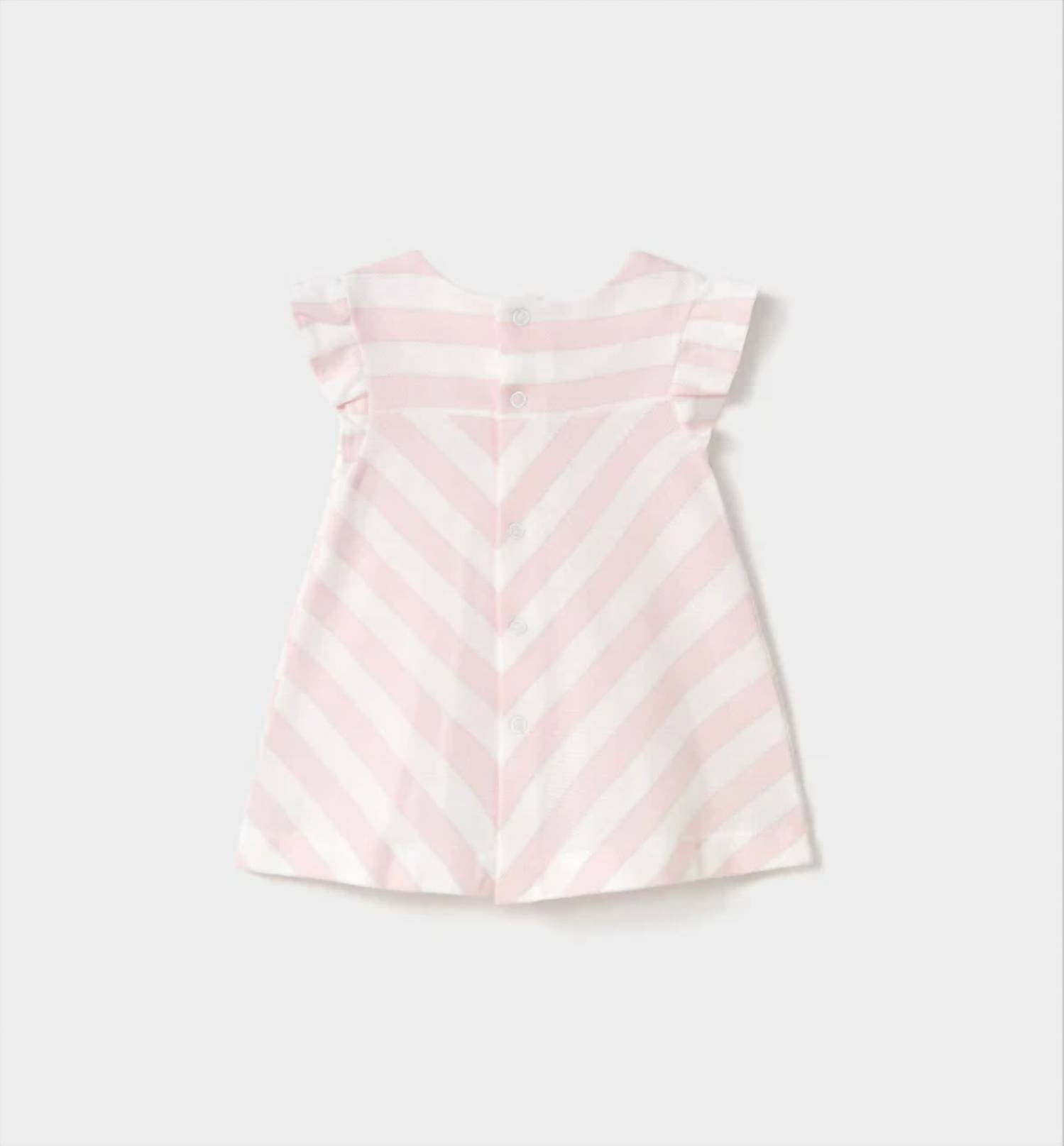 Mayoral - Girl's Stripe Bow Dress