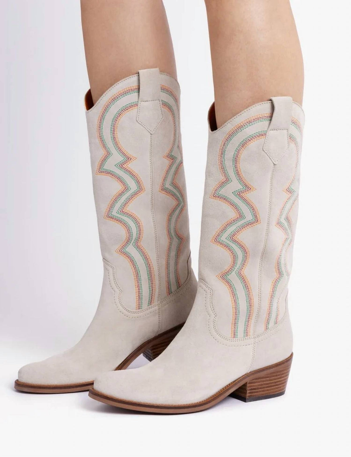 Penelope Chilvers - Women's Sun Salutation Embroidered Cowboy Boots