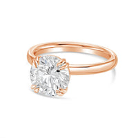 Diana M Jewels - Classic Split Claw Lab-grown Round Diamond Solitaire Ring - 6.00 Ct