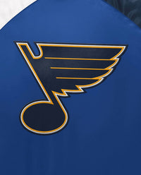 Starter - Youth St. Louis Blues Varsity Satin Full-snap Jacket