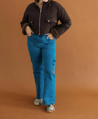 Six/Fifty - Lucy Denim Cargo Pant