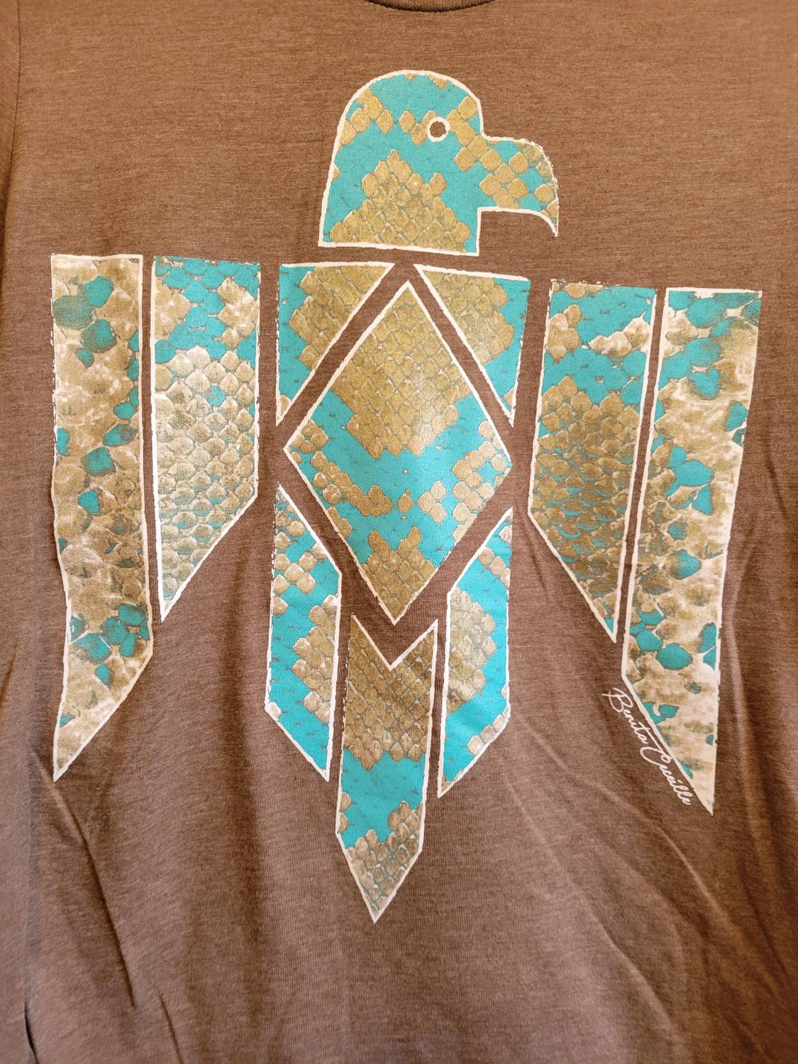 Benita Cecille - Women's Snakeskin Thunderbird Tee