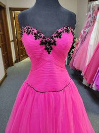 Precious Formals - Strapless Corset Lace-up Back Ballgown