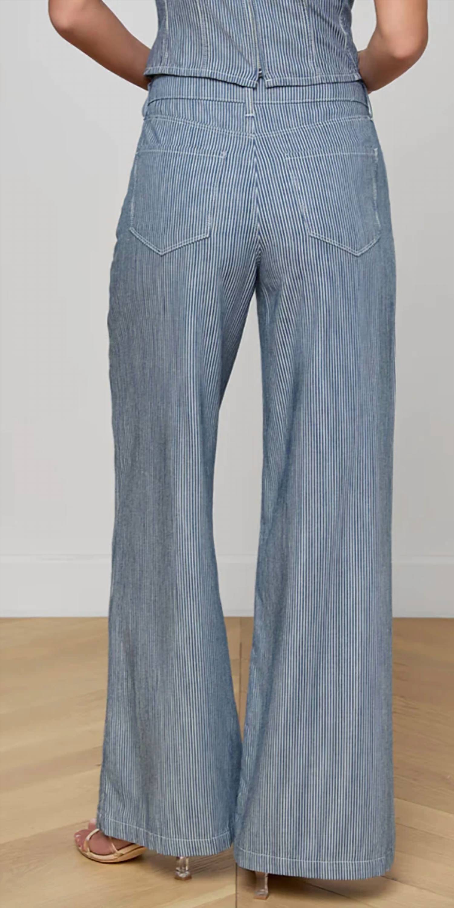 L'Agence - Amara High Rise Wide Leg Pants